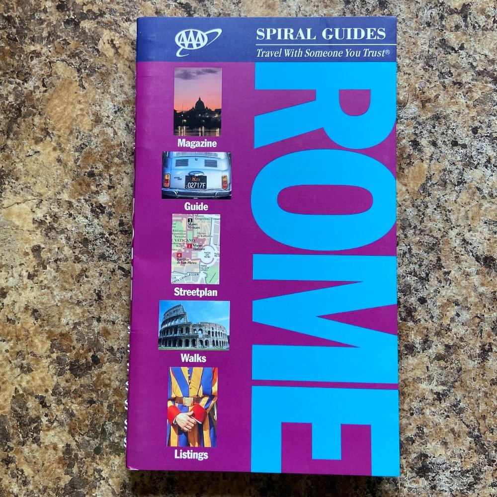 Rome AAA Spiral Guide Travel Guidebook Travel Book 4th Edition